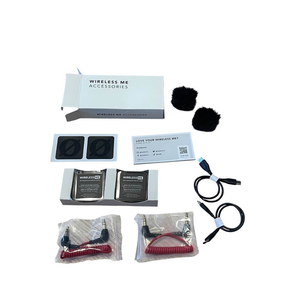Rode‎ Wireless ME Compact Wireless Microphone System Black Audio Kit WME H76